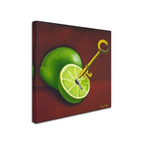 Ryan Rice Fine Art 'Key Lime Pi' Canvas Art,35x35